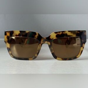 Prada Tortoiseshell Sunglasses with Brown Lenses